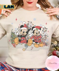 Mickey Minnie Christmas Sweatshirt