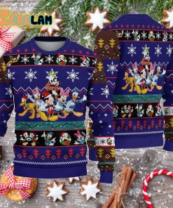 Mickey Mouse And Friends Ugly Sweater Christmas