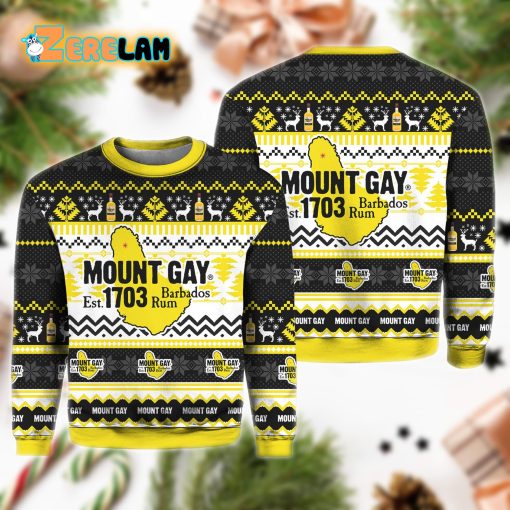 Mount Gay Rum Ugly Sweater Christmas