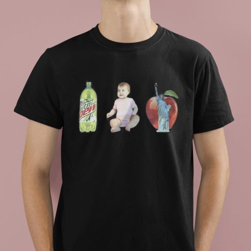 Mtn Dew Baby Apple Statue Of Liberty Shirt