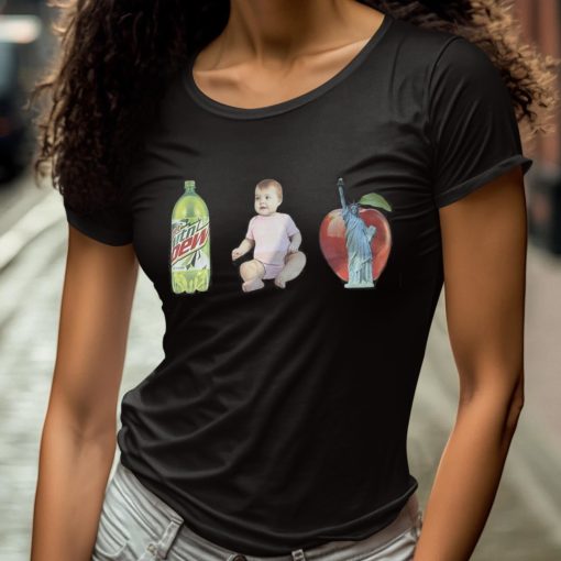 Mtn Dew Baby Apple Statue Of Liberty Shirt