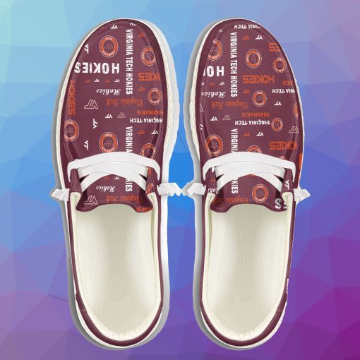 Ncaa Virginia Tech Hokies Custom Name Hey Dude Shoes