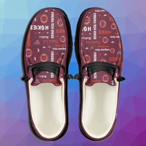 Ncaa Virginia Tech Hokies Custom Name Hey Dude Shoes