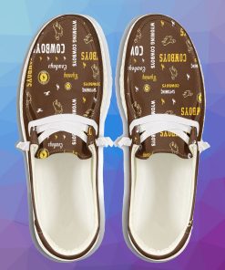 Ncaa Wyoming Cowboys Custom Name Hey Dude Shoes