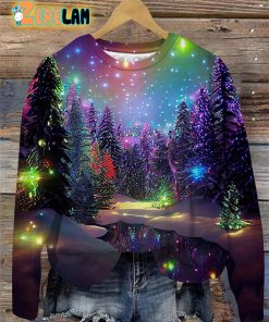 Neon Forest Christmas Sweatshirt