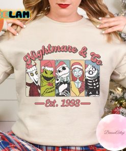 Nightmare And Co Jack Skellington Halloween Sweater