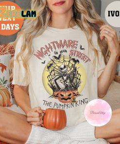 Nightmare On Main Street Jack Skellington The Pumpkin King Halloween Shirt