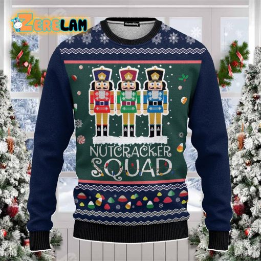 Nutcracker Squad Ugly Christmas Sweater For Men And Women