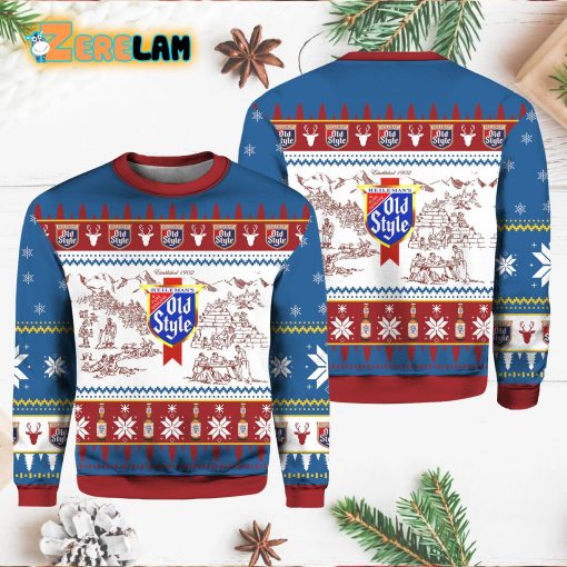 Old Style Christmas Ugly Sweater