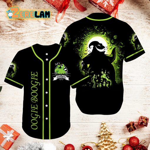 Oogie Boogie Horror Halloween Baseball Jersey