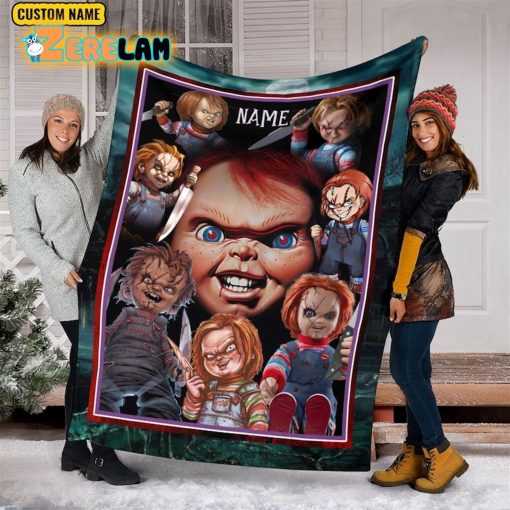 Personalized Name Chucky Blanket