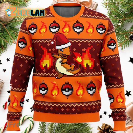 Pokemon Christmas Blaze Charizard 3D Ugly Sweater