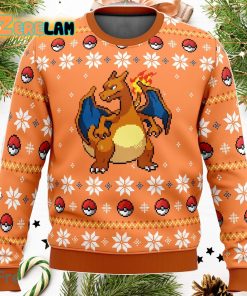 Pokemon Christmas Blaze Charizard Ugly Sweater