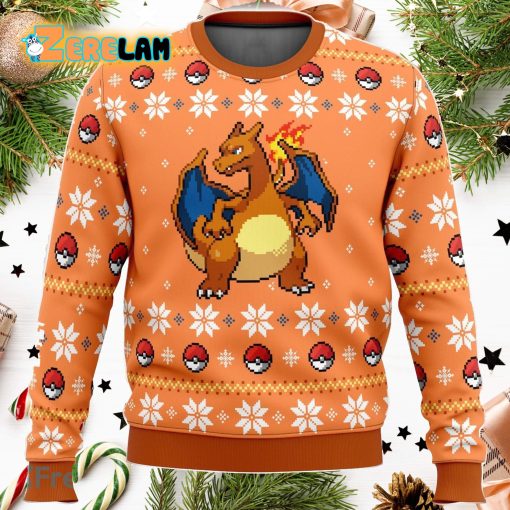 Pokemon Christmas Blaze Charizard Ugly Sweater