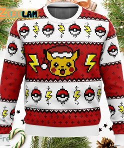 Pokemon Pikachu 3D Christmas Ugly Sweater