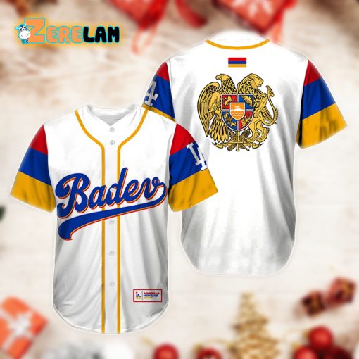 Pride or Badev Ver 3 Los Angeles Dodgers Armenian Heritage Night Baseball Jersey Giveaway 2023