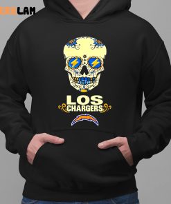 Quentin Johnston Eric Kendricks Skull Los Chargers Shirt 2 1