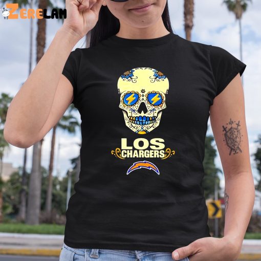 Quentin Johnston Eric Kendricks Skull Los Chargers Shirt