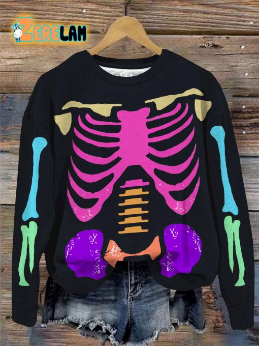 Rainbow Skull Sweatshirt