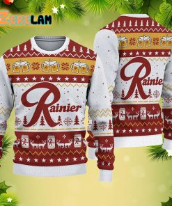 Rainier Beer Ugly Sweater Gift For Xmas