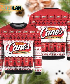 Raising Canes Chicken Fingers Christmas Ugly Sweater