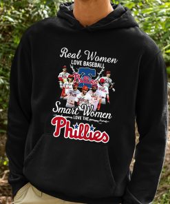 Real Women Love Baseball Smart Women Love The Phillies Shirt 2 1