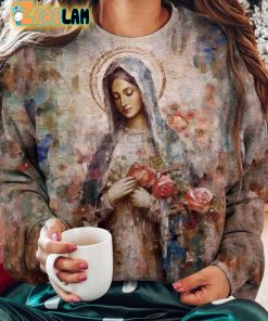 Religious Print Sweatshirt