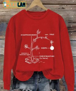 Retro 1965 CB’s Christmas Tree Print Sweatshirt