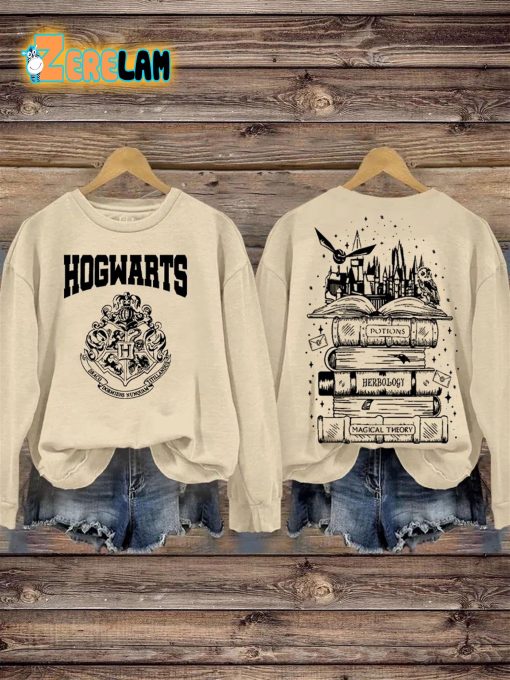 Hogwarts Castle Book Casual Sweatshirt