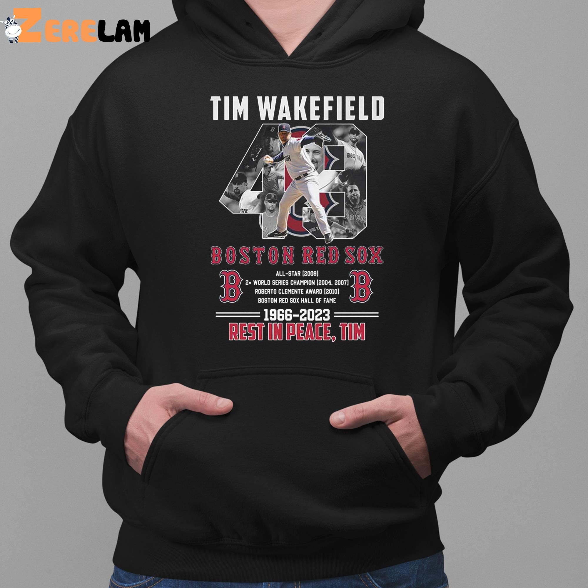 RIP Tim Wakefield 49 Legend Boston Red Sox 2023 T Shirt - Growkoc