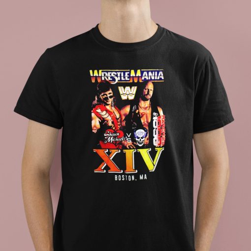 Shawn Michaels Vs Stone Cold March 29 1998 Wrestle Mania Shirt