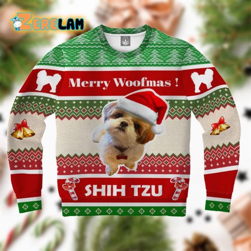 Shih Tzu Dog Christmas Ugly Sweater