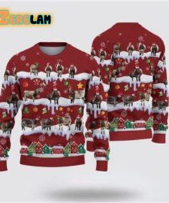Shorthorn Christmas Knitted Ugly Sweater