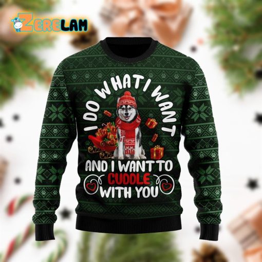Siberian Husky I Want Ugly Sweater For Men And Women