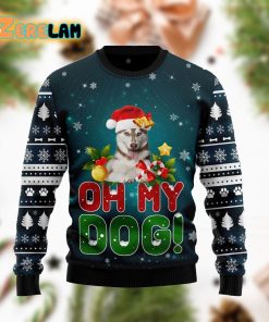 Siberian Husky Oh My Dog Ugly Sweater For Men And Women