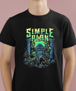 Simple Plan Halloween Tombstone Shirt