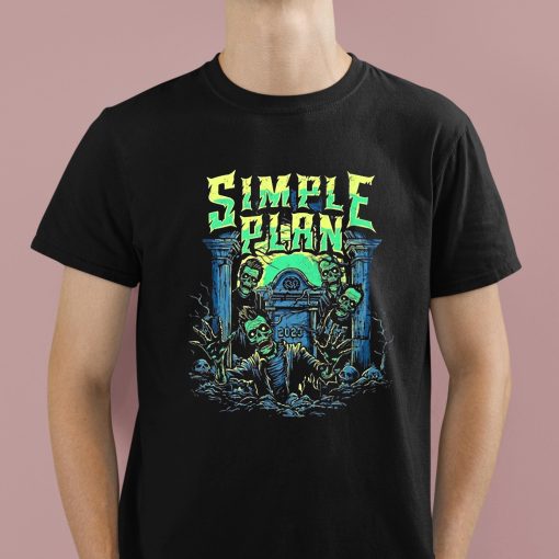 Simple Plan Halloween Tombstone Shirt