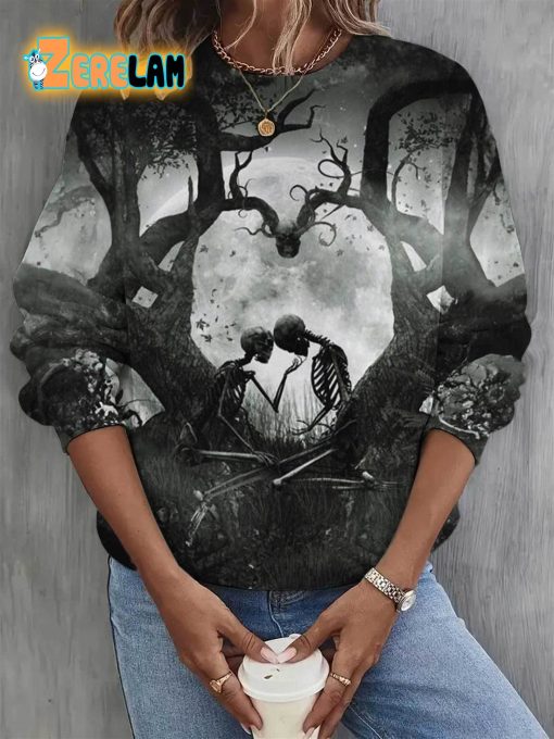 Skull Love Forest Sweatshirt