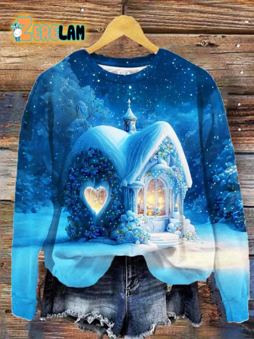 Snow Heart House Sweatshirt
