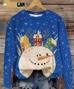 Snowman Town Christmas Sweatshirt