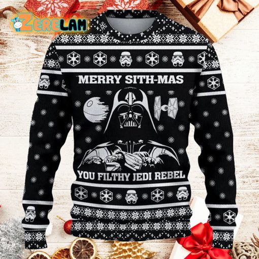 Star Wars Merry Sith Mas Darth Vader Unisex Ugly Christmas Sweaters