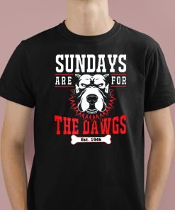 Sundays Are For The Dawgs Est 1946 Shirt