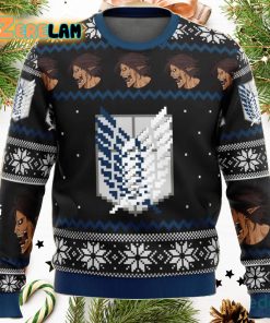 Survery Corps Attack On Titan Christmas Ugly Sweater