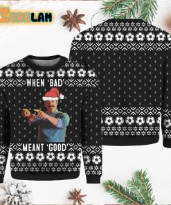 Ted Lasso When Bad Meant Good Christmas Sweater