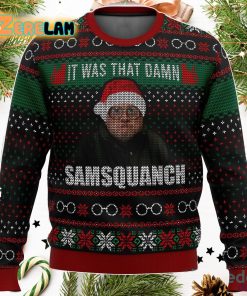 Trailer Park Boys Samsquanch Ugly Sweater Christmas