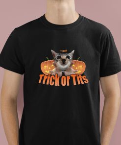 Trick Or Tits Cat Shirt