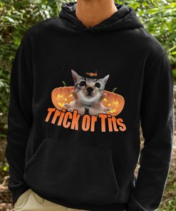 Trick Or Tits Cat Shirt 2 1