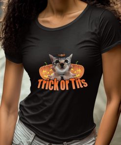 Trick Or Tits Cat Shirt 4 1