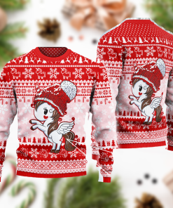 Unicorn Lovers Christmas Red Ugly Sweater