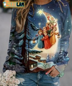 Vintage Angels Christmas Sweatshirt